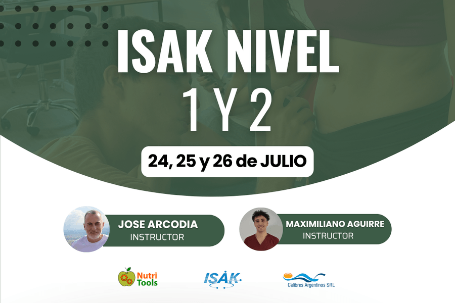 ISAK Nivel 1 y 2 — 24, 25 y 26 de Julio 2026