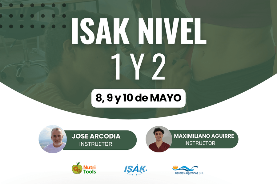 ISAK Nivel 1 y 2 — 8, 9 y 10 de Mayo 2026